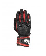 Black/Red Oxford Nexus Motorcycle Gloves at JTS Biker Clothing
